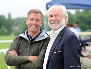 Jim Wolf and Guy Torsilieri, members of the Mars Essex Horse Trials board.